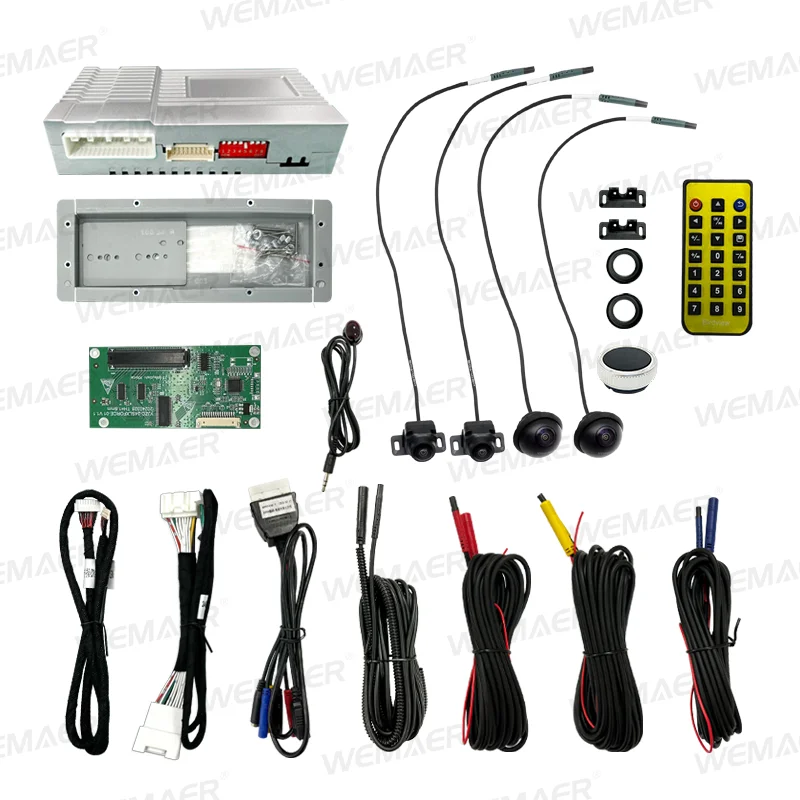 Wemaer 360 Degree Car Camera AVM System for Mitsubishi Xforce Plug and Play Touch Control Module OEM Screen with Digital Signal manufacture