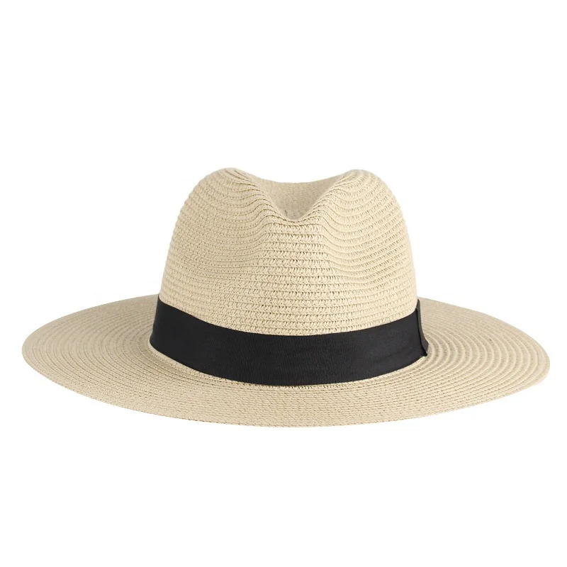 Straw Sun Hats Large Wide Brim Natural adult Hat Beach Floppy hat