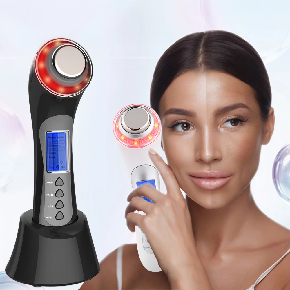 led ultrasonic facial therapy device