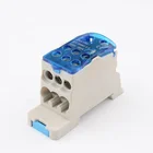 UKK Terminal Distribution Box 1 In Multi Out Single Pole Terminal Block High Power Fast Wire Rail Splitter