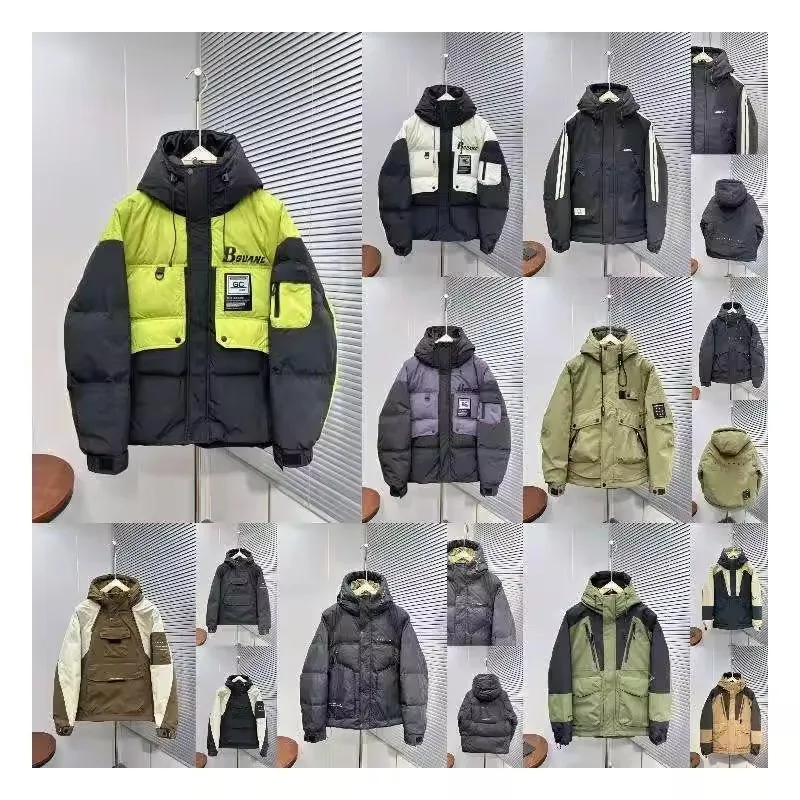 High Quality Men's Puffer Jacket Custom New Design Men Winter Windproof Feather Down Jackets For Men