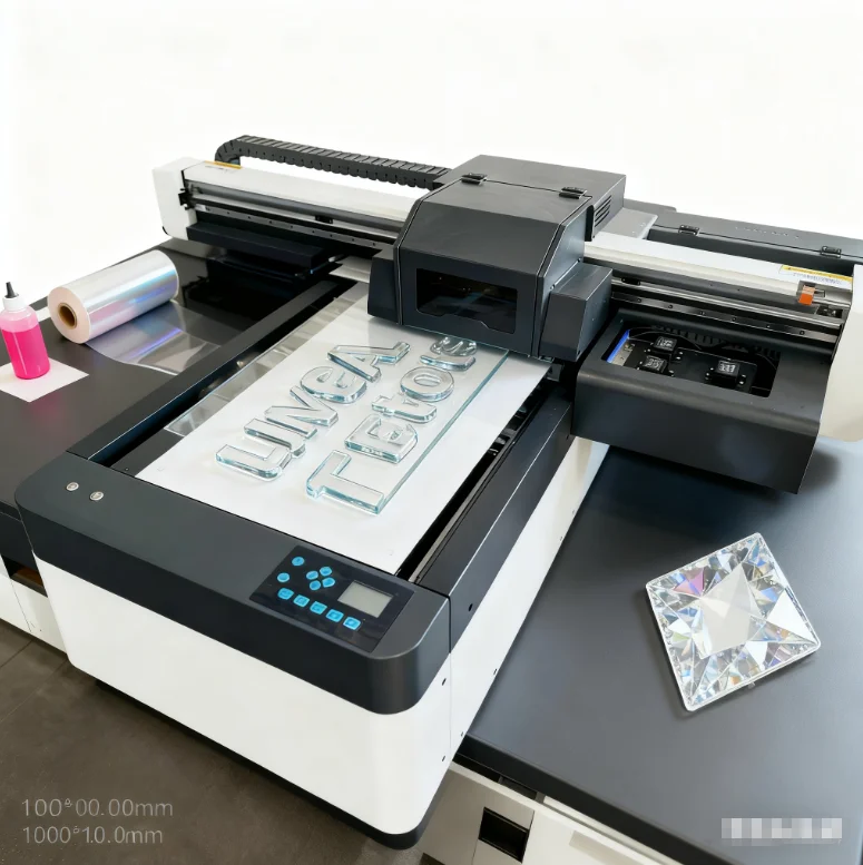 product high performance new 6090 uv printer 600x900mm automatic with varnish printing for gift flat cylindrical objects-2