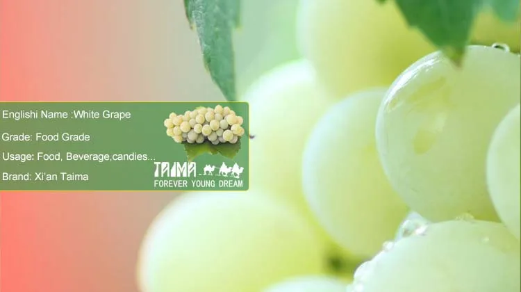 Arômes de raisin blanc Arômes naturels de raisin Arômes de pamplemousse Arômes pour boissons Boissons Glace 0