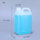 Barrel 4L Drum Plastic Barrel HDPE For Chemical With Protection Rings