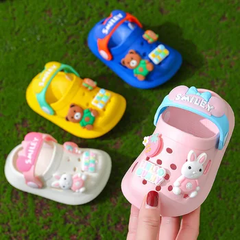 2023 Factory Custom Baby Kids Garden Clogs Slippers Summer EVA Clogs Children's Kids Slide Sandals