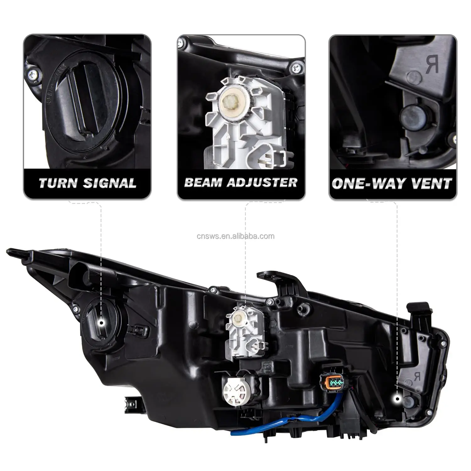 o adaptive pair full led hid with afs-36