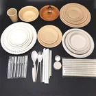 Paper Plate Biodegradable Plates Disposable Disposable Paper Party Plate Set Eco Biodegradable