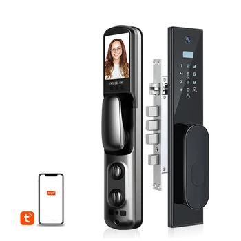 Eseye Tuya Door Lock Wifi Fingerprint Fully Automatic Intelligent Camera Zigbee Smartlock Smart Locks