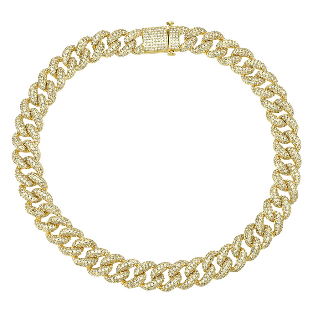 Bubble Cuban Necklace Men Hip Hop 