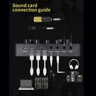 V8 BM800 Sound Card Professional Live Singing External Smart Link Tablets And Phones