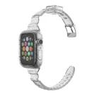 Watch Silicone Watch Band Shiny Bling Glitter Ultra Thin Narrow Wristband For IWatch Series 6/5/4/3/2/1/SE