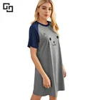Dress Gowns Women Sleep Dress OEM ODM Nightwear For Woman Dressing Gowns Cotton Cheap Nightgown