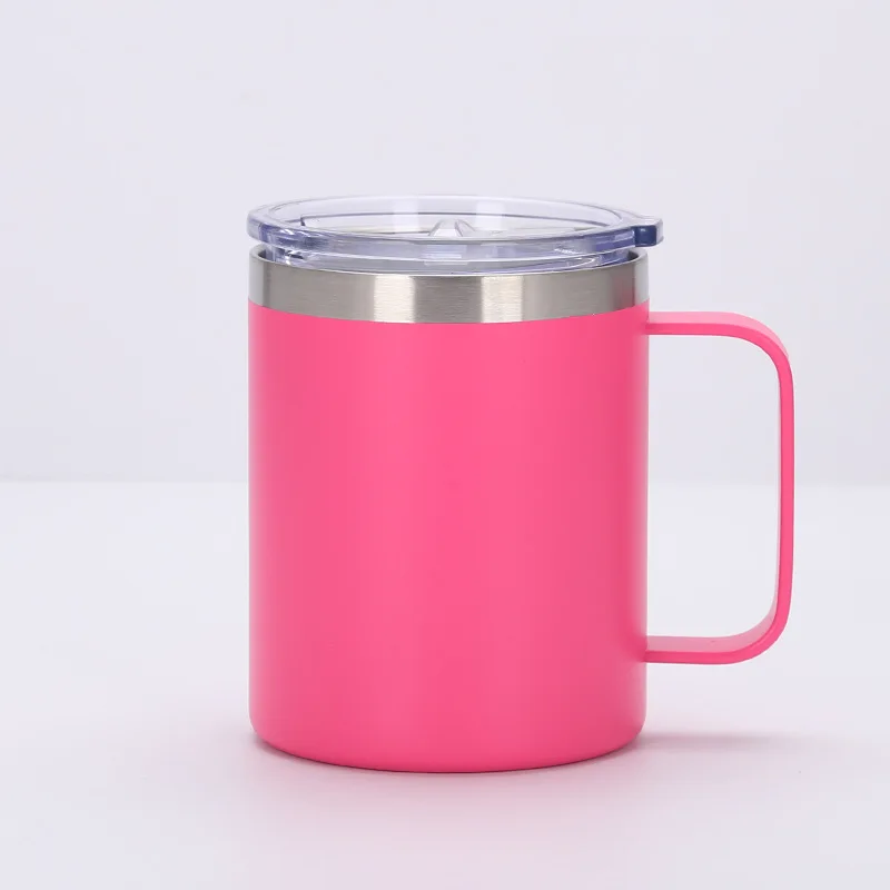 Travel Drinking Mug 12oz Stainless Steel Drinking Tumbler Coffee Mug with Lid