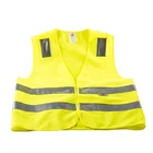 Vest Company Vest Zipper Free Size Logo Print Zipper Reflective Vest Safety Vest With Pockets