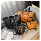 Famous Brands 2037 Designer Famous Brands 2 Pieces In 1 Set Purses Fashion Leather Handbags For Women Luxury