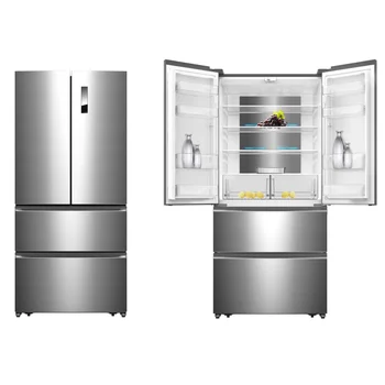 KDFD558W Stainless Steel Electric Portable No-Frost Compressor New Condition Gas Powered Bottom-Freezer Refrigerator Household
