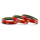 In Silicone Wristband Bracelets Customized Double Sided Silicone Wristband Silicone Bracelet Manufacturer In China