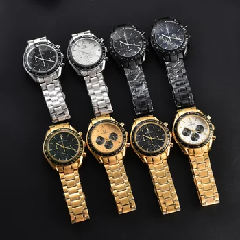 Top Quality New Design Mineral Glass Quartz Watch Men Alloy Case Classic Quartz Watch