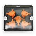 Retractor MC-J022 5pcs Eyector 5cheek Retractor Can Autoclave Per Box Color Orange/green/pink