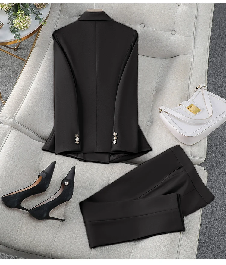 ladies tuxedo pant suit design for women    