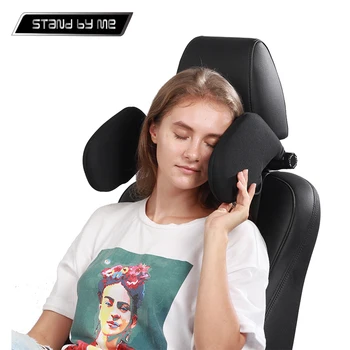 Car Accessory Patent Design Save Space U-Shaped Adult Kids Sleep Adjustable Soft Memory Foam Car Seat Headrest Pillow