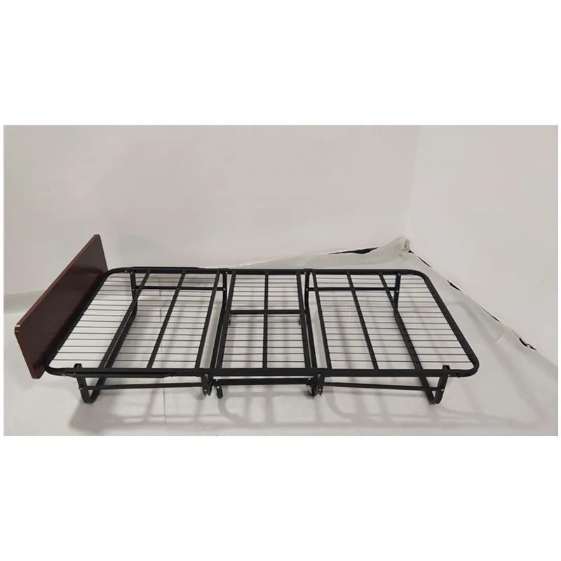 Luoyang manufacturer direct sale unique high quality single folding bed frame with mattress