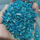 Gemstones Wholesale Natural Blue Apatite Tumbled Gemstones Crystals Gravel Clear Apatite Tumbled Stone