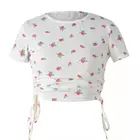 Top T-shirt Customize Woman Summer Fashion Custom T-Shirt For Ladies Women Crop Top Short Sleeve Printing T Shirt