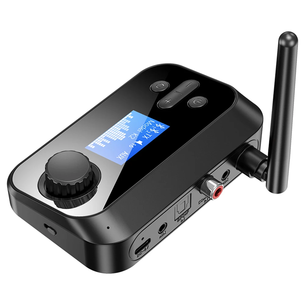 Aux BT TF Card Adapter OPT Car Kit Portable Hands-free BT Wireless 5.3 Audio Transmitter Receivers COAXIAL Supported BTR20A