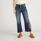 Jean 2021 Trending Denim Pantalon Blue Baggy Plus Size Boohoo Flower Custom Embroidered Ladys Jean