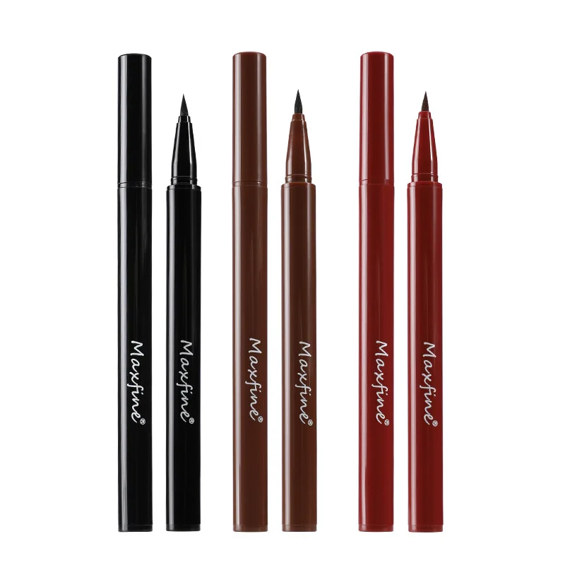 Waterproof Matte Eyeliner Pencil Makeup Long Lasting Quick-dry Smooth Anti Smudge Liquid Eyeliner Pen Women Big Eyes