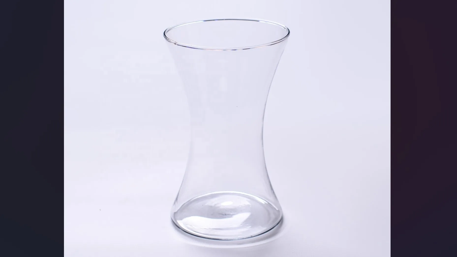 Vase En Verre Transparent Pour Trompette Vase Avec Bouche Évasée Taille