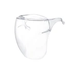 New Stylish Blocc Faceshield Glasses Full Clear Protective Face Covering With Glasses Frame