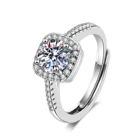 Rings Diamond Wedding Rings Set Couple Engagement 925 Silver Stainless Steel Diamond Rings