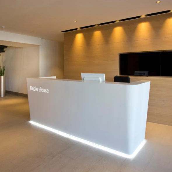 corian reception counter