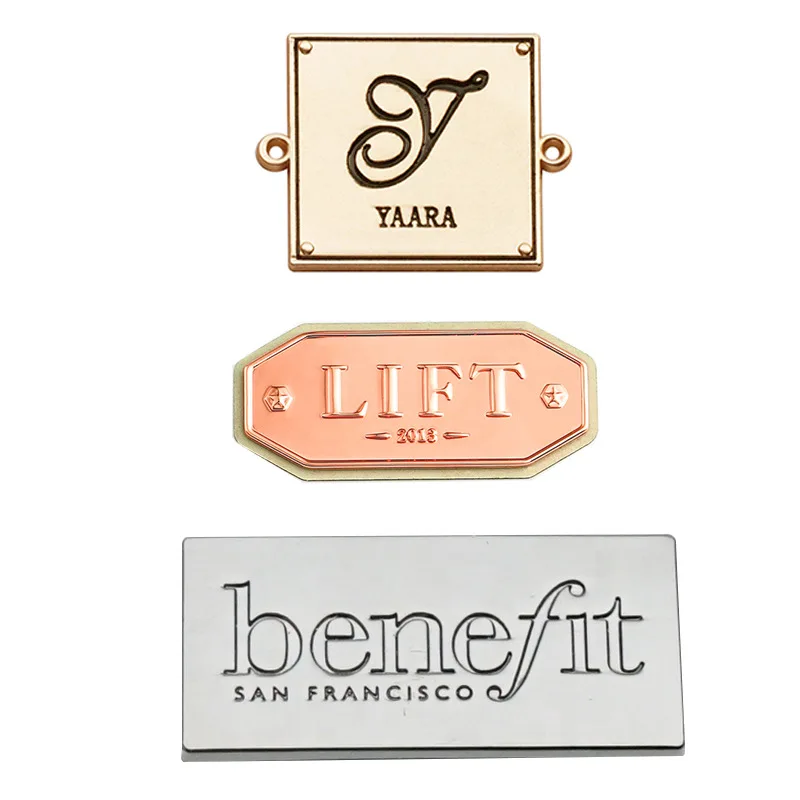 Custom self-adhesive metal logo matte gold embossed stickers perfume bottle labels metallic hang tags Design label