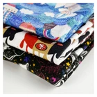 Wholesale Low MOQ Textiles Custom Digital Print Eco-friendly Knit Bamboo Fiber Fabric