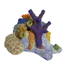 Coral Resin Aquarium Ornament Wholesale Resin Artificial Aquarium Coral Reef Fish Tank Resin Landscape Ornament