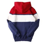Fleece Suits Fleece Custom Lixury Trending Character Heavy Fleece Splice Color Baggy Track Suits Men Hoodies