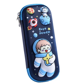 New Cartoon Pencil Case 3D Stereo Stationery Case Large Capacity Multifunctional Pencil Case for Primary School Students