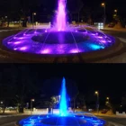 12v Led Rgb Light Led IP68 Stainless Steel Ring Low Voltage 12v Led Rgb Fountain LED Light 9w/27w Nozzle And Light