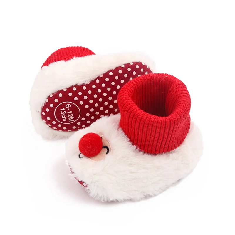 New Arrival 2022 Christmas Style Baby Toddler Infant Newborn Shoes Booties manufacture