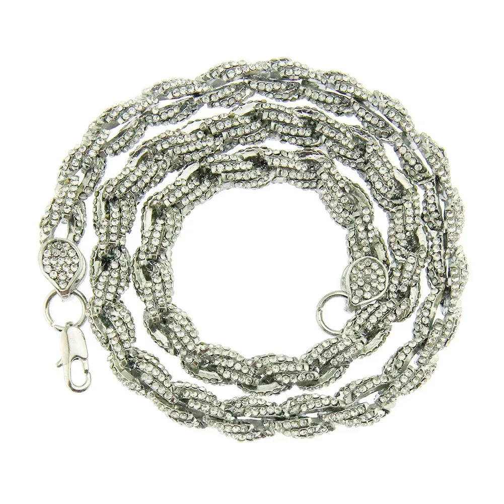 古巴冰链项链,冰镇珠宝古巴链