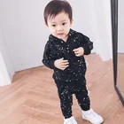 0-3 years old clothing suppliers new design boutique kids boys sport suit set baby tracksuit clothes sets 1839