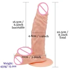 Silicon Dildo Vibrator Wholesale Dildo Woman Vibrating Dildo Hot Sell Silicone Soft Suction Cup Big Medical Dildo