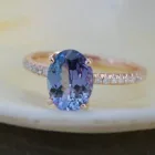 Ring Tanzanite Ringstanzanite 925 Sterling Silver Wedding Ring Tanzanite Jewelry Factory Price Directly