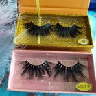 Eyelashes For Eyelashes Wholesale 3D 25mm Luxury Dramatic Fluffy Mink Eyelashes Vendor For Real Wispy Mink Lash