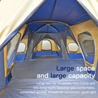 Family Camping Tent 4 Person 14 Person 4 Rooms Extra Large Cabin Family Camping Tent With 4 Entrances