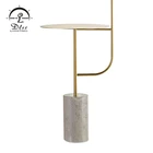 Glass Lights Standing Light Zhongshan Guzhen Lighting Factory Glass Gold Metal Bedroom Led Stand Lights