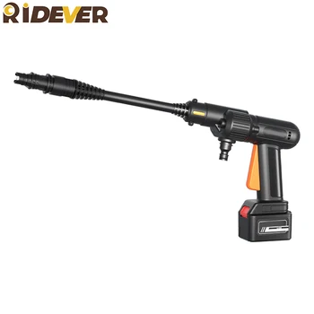 Ridever Pressure Washer Car Wash Alloy Plunger Pump 12V Wireless Higher Pressure Car Washer